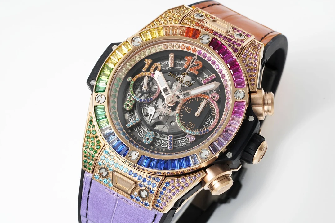 Hublot Big Bang Rainbow 45mm — detail