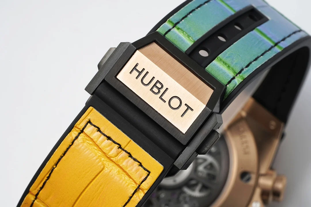 Hublot Big Bang Rainbow 45mm — photographed off the sweep