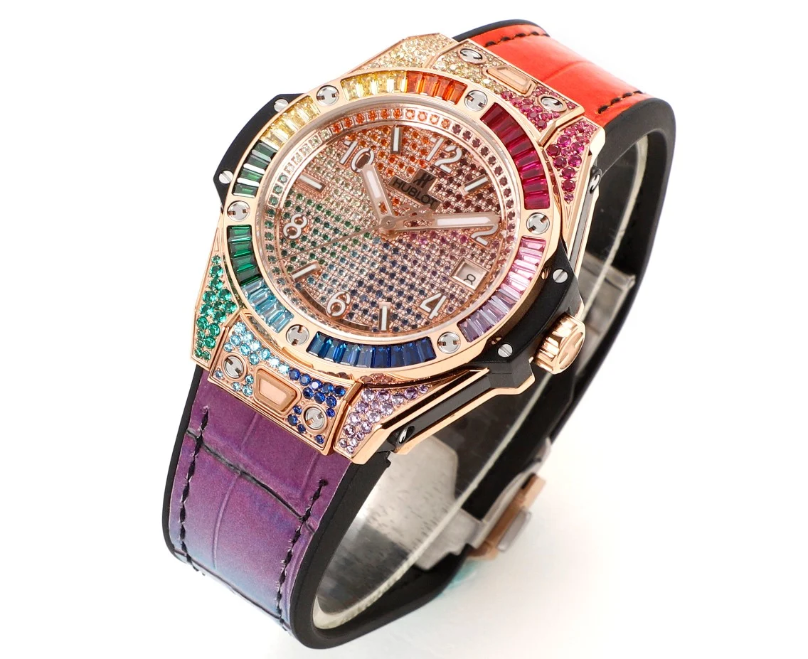 Hublot Big Bang Rainbow Steel — detail