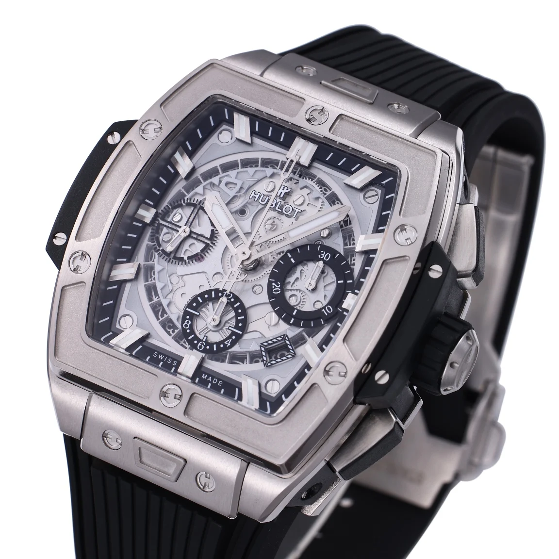 Hublot Big Bang Titanium 42mm — photographed off the sweep