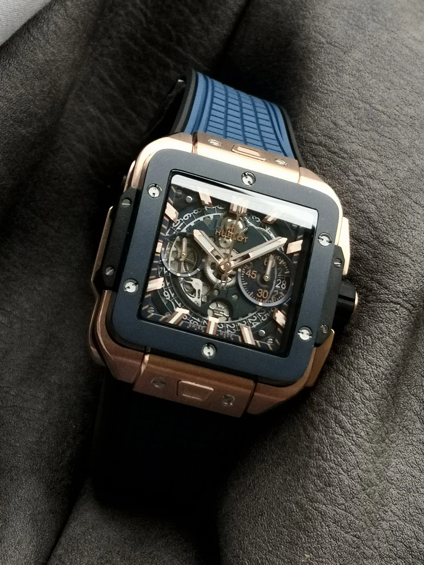 Hublot Big Bang Titanium 42mm — photographed off the sweep