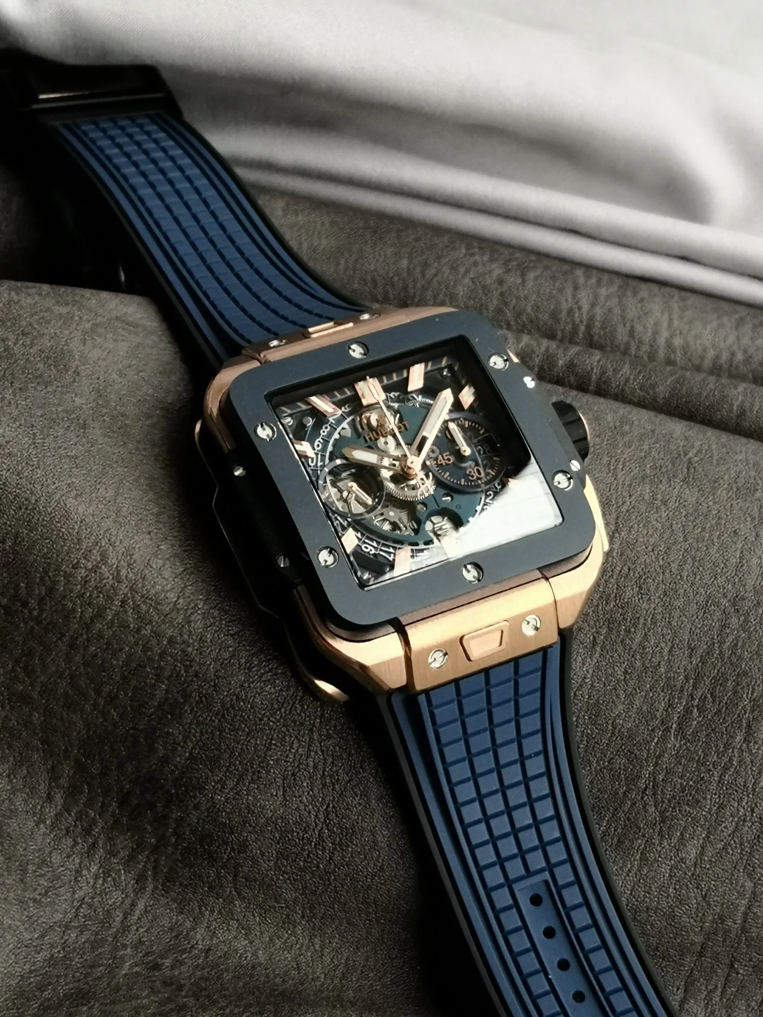 Hublot Big Bang Titanium 42mm — photographed off the sweep