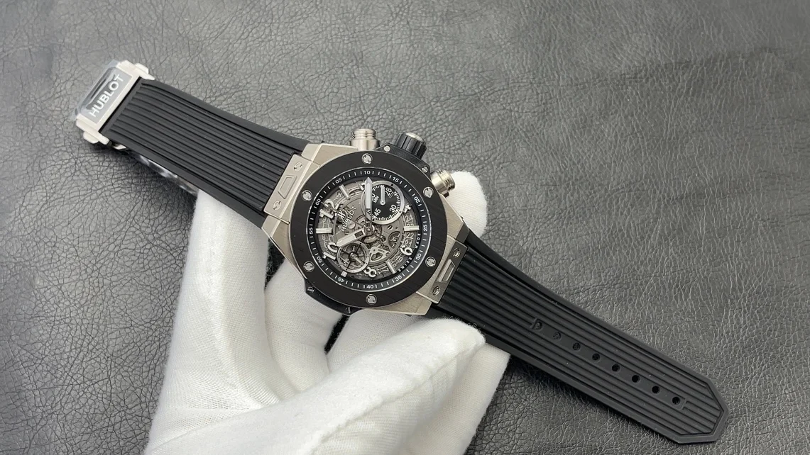Hublot Big Bang Titanium 44mm — photographed off the sweep