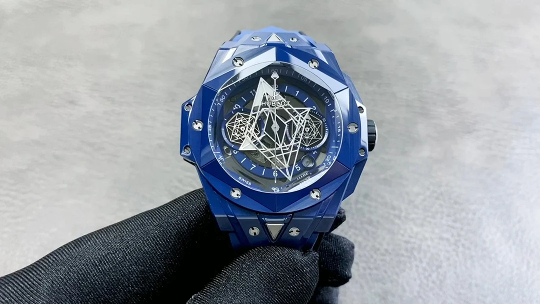 Hublot Big Bang Titanium Blue Dial 45mm