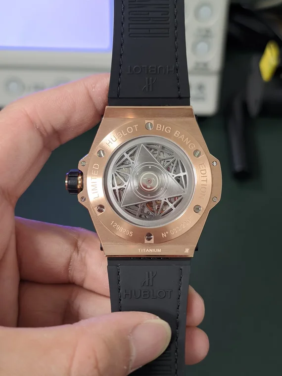 Hublot Big Bang Titanium Blue Dial Diamond-Set 45mm