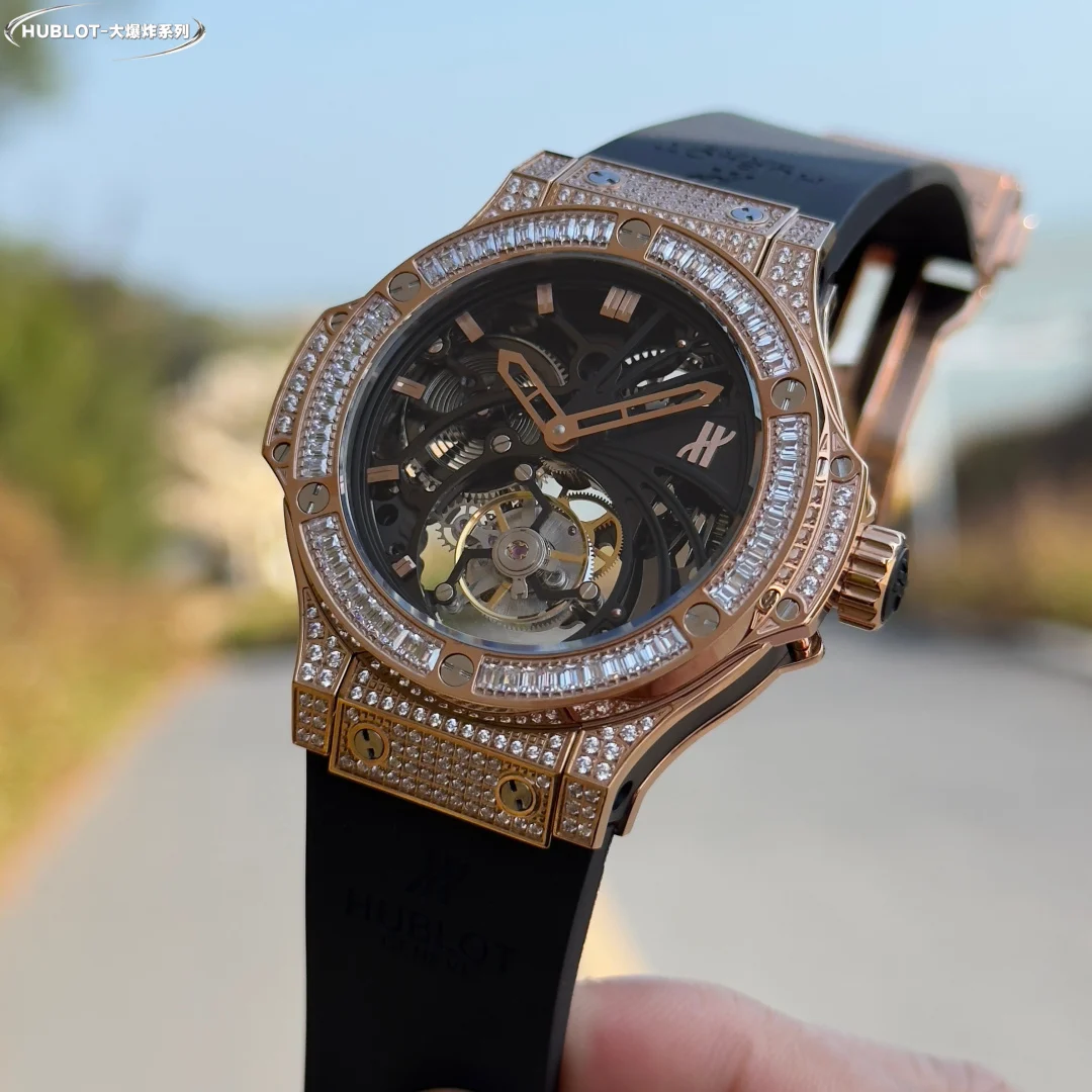 Hublot Big Bang Tourbillon Steel — photographed off the sweep