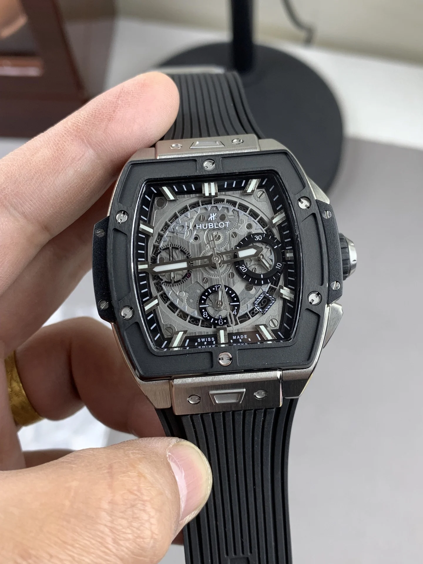 Hublot Big Bang — photographed off the sweep