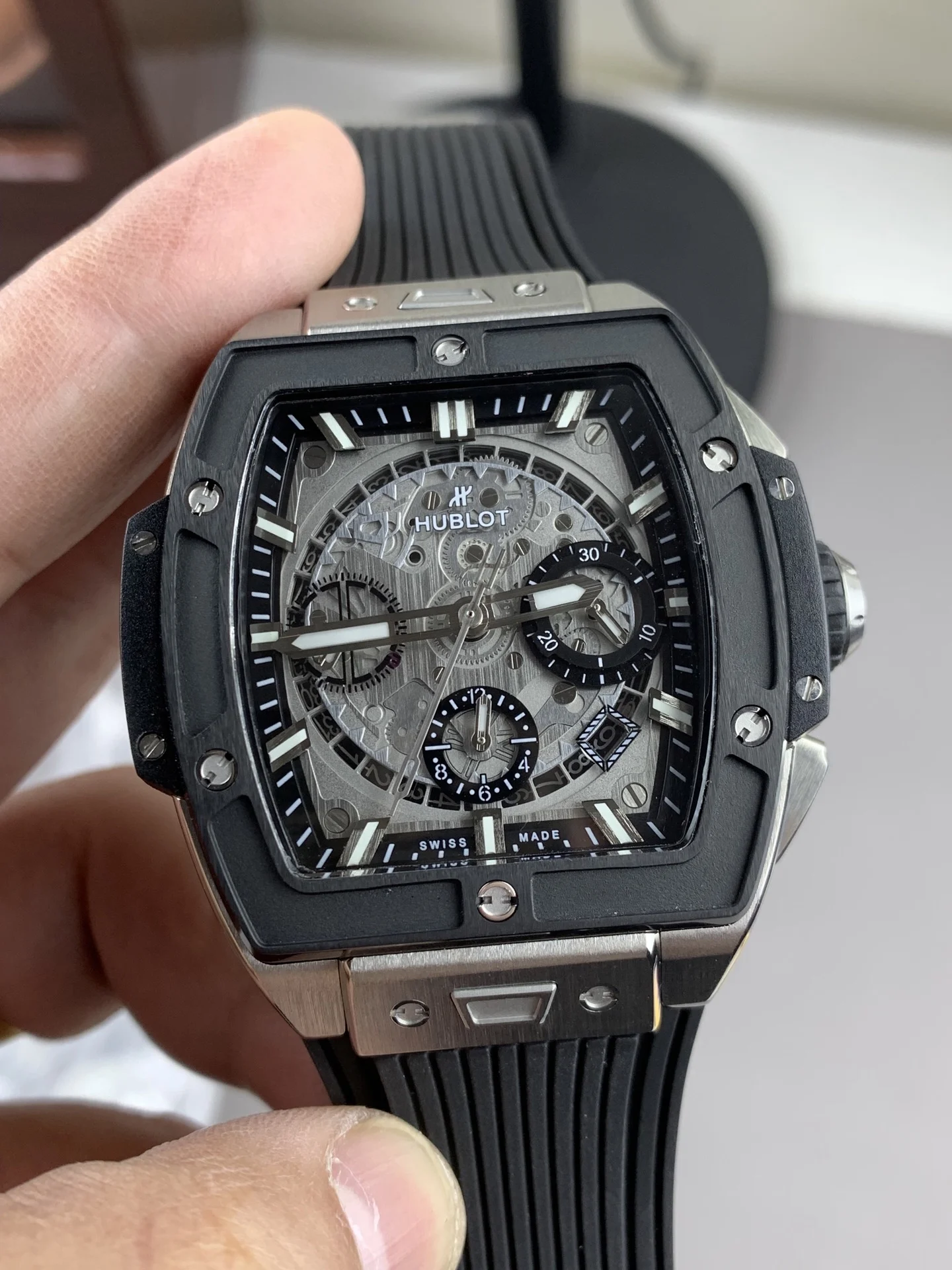 Hublot Big Bang — photographed off the sweep