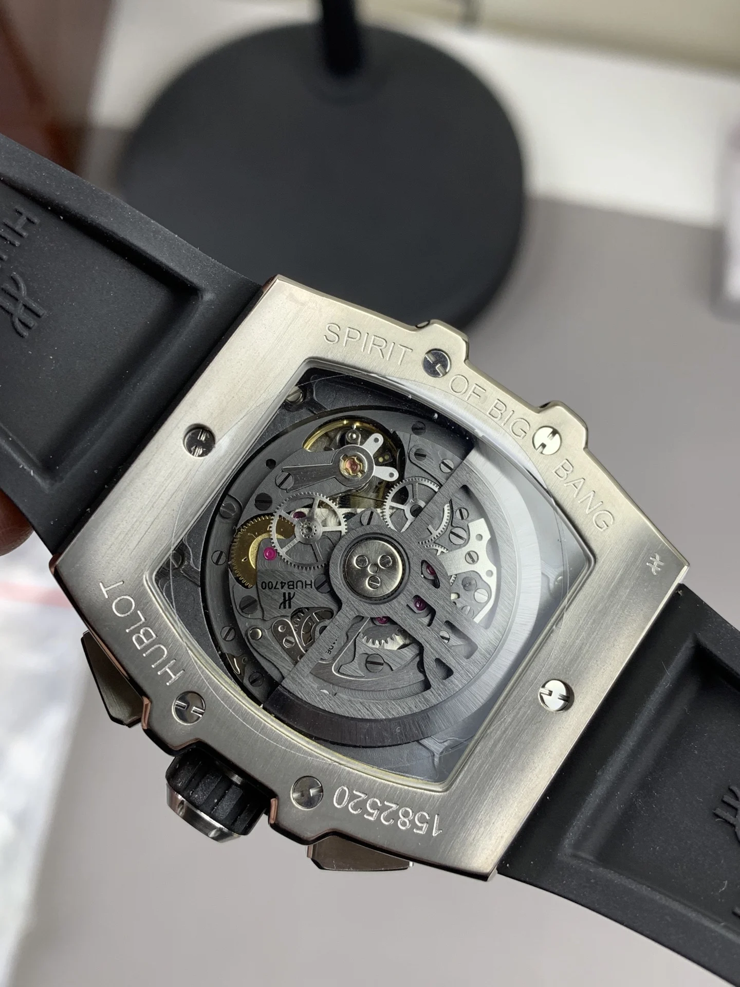 Hublot Big Bang — photographed off the sweep