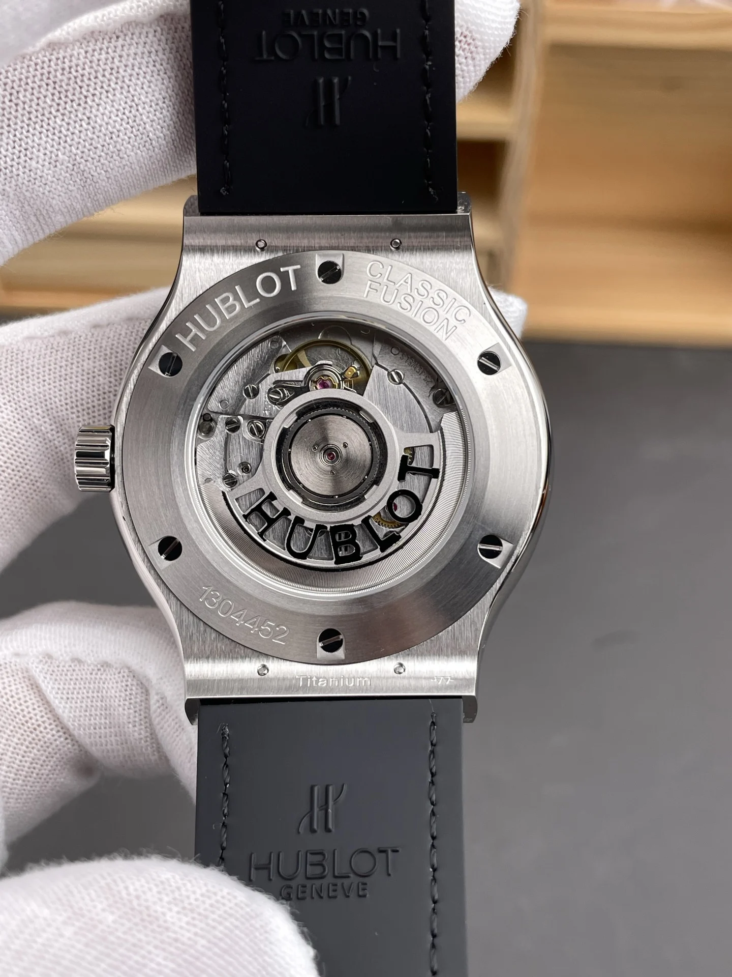 Hublot Classic Fusion Grey Dial — photographed off the sweep