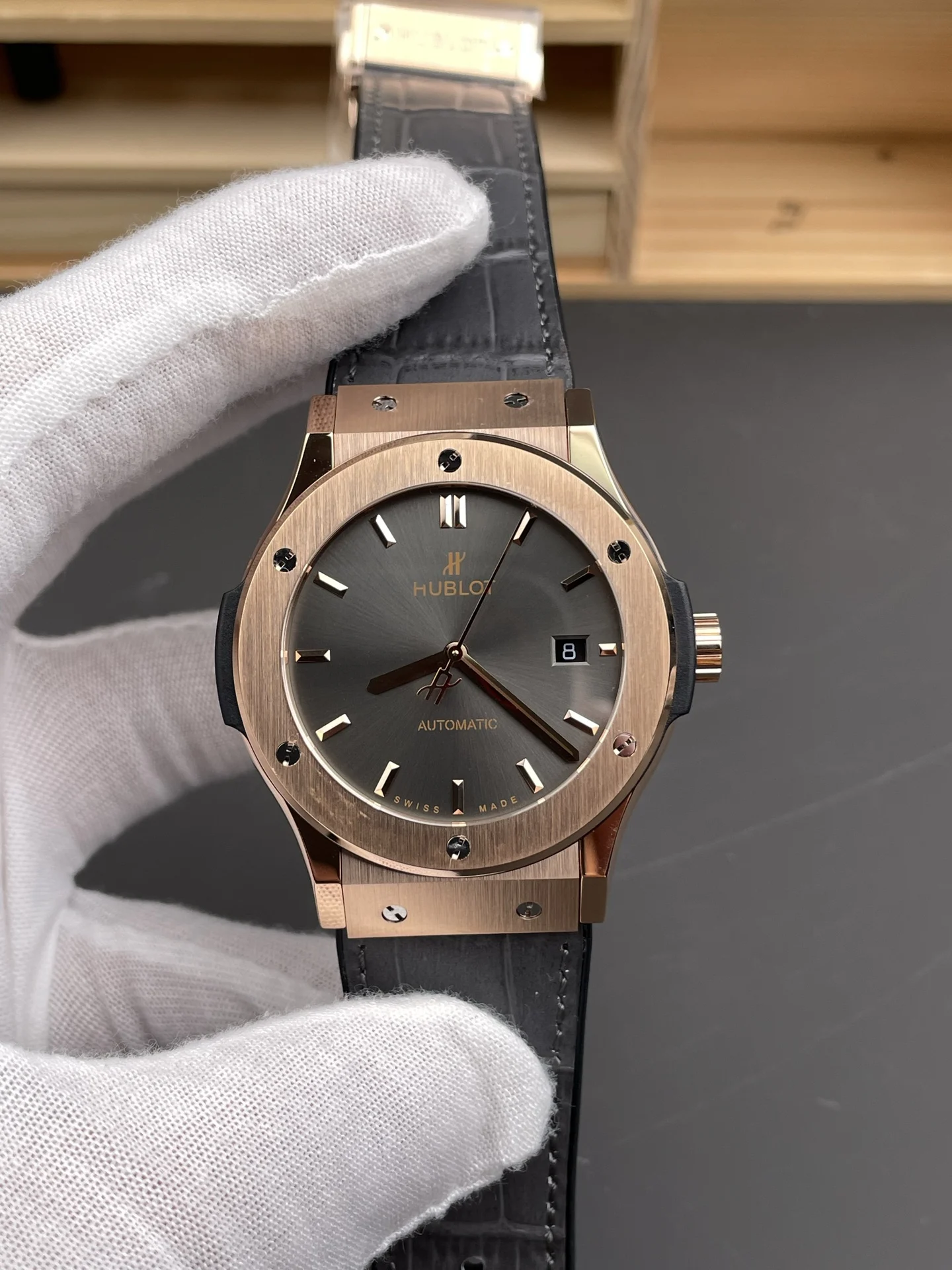 Hublot Classic Fusion Rose Gold — photographed off the sweep