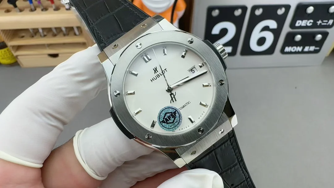 Hublot Classic Fusion White Dial — photographed off the sweep