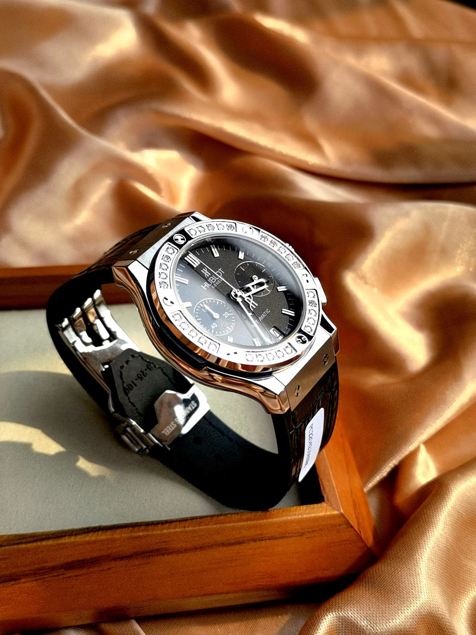 Hublot Steel — photographed off the sweep