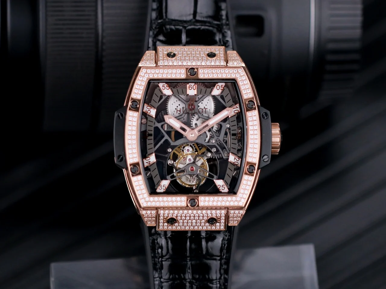 Hublot Tourbillon — photographed off the sweep