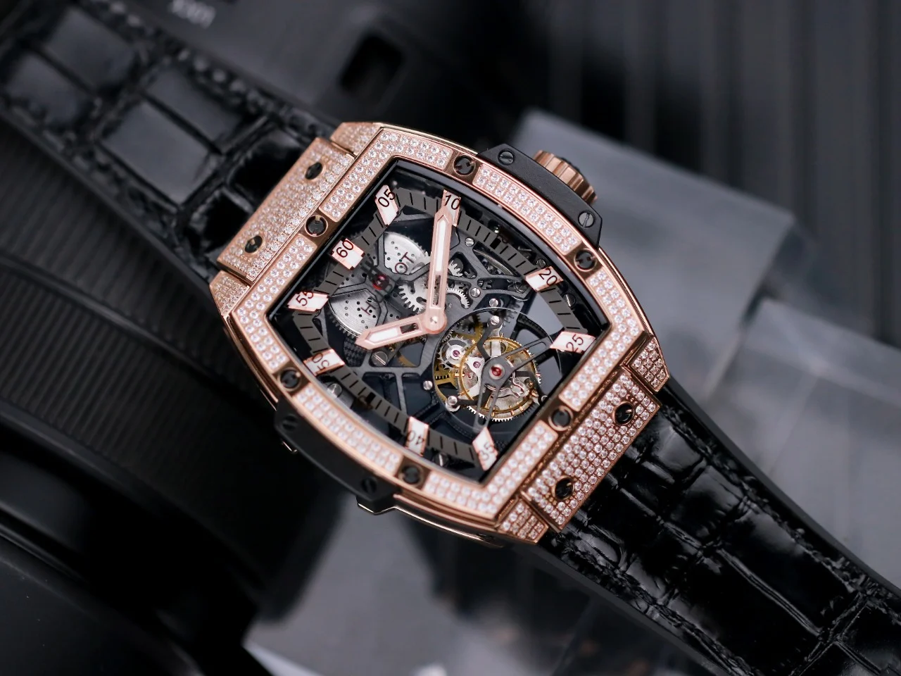 Hublot Tourbillon — photographed off the sweep