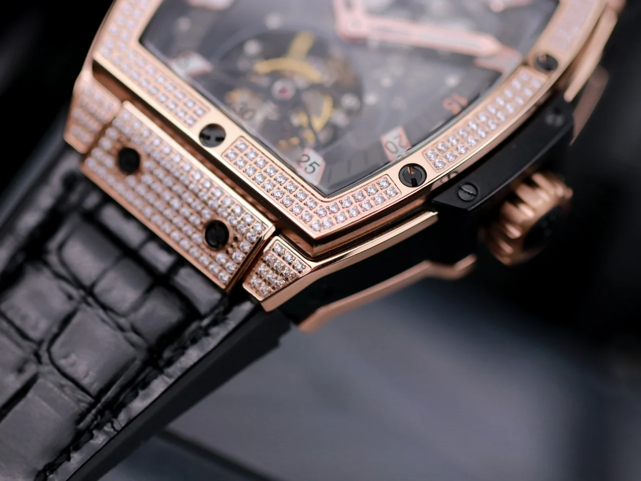 Hublot Tourbillon — photographed off the sweep