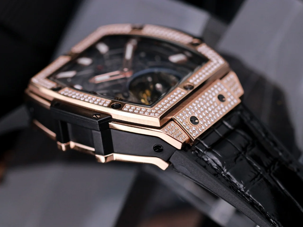 Hublot Tourbillon — photographed off the sweep