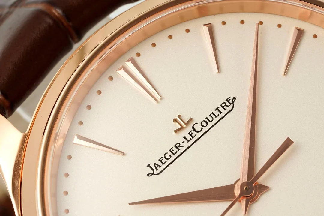 IM's new minimalist ultra-thin design – the Jaeger-LeCoultre — photographed off the sweep