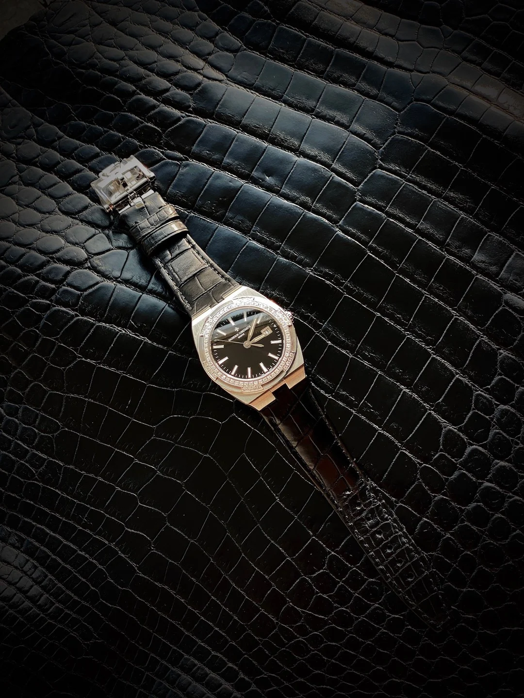 Imported alligator leather from Honey River, certified by