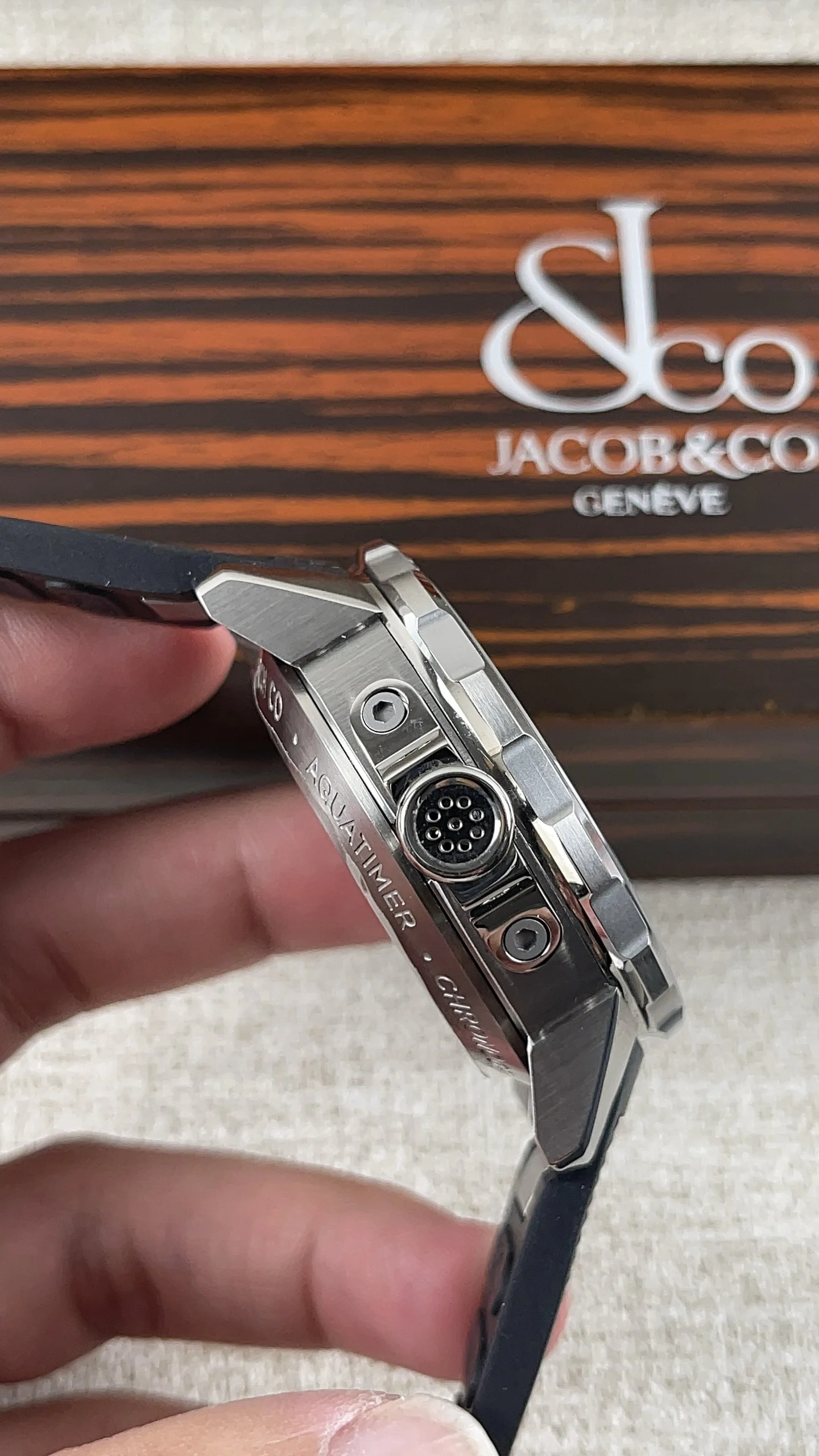 IWC Aquanaut Multifunction Chronograph Collection! Paired — photographed off the sweep