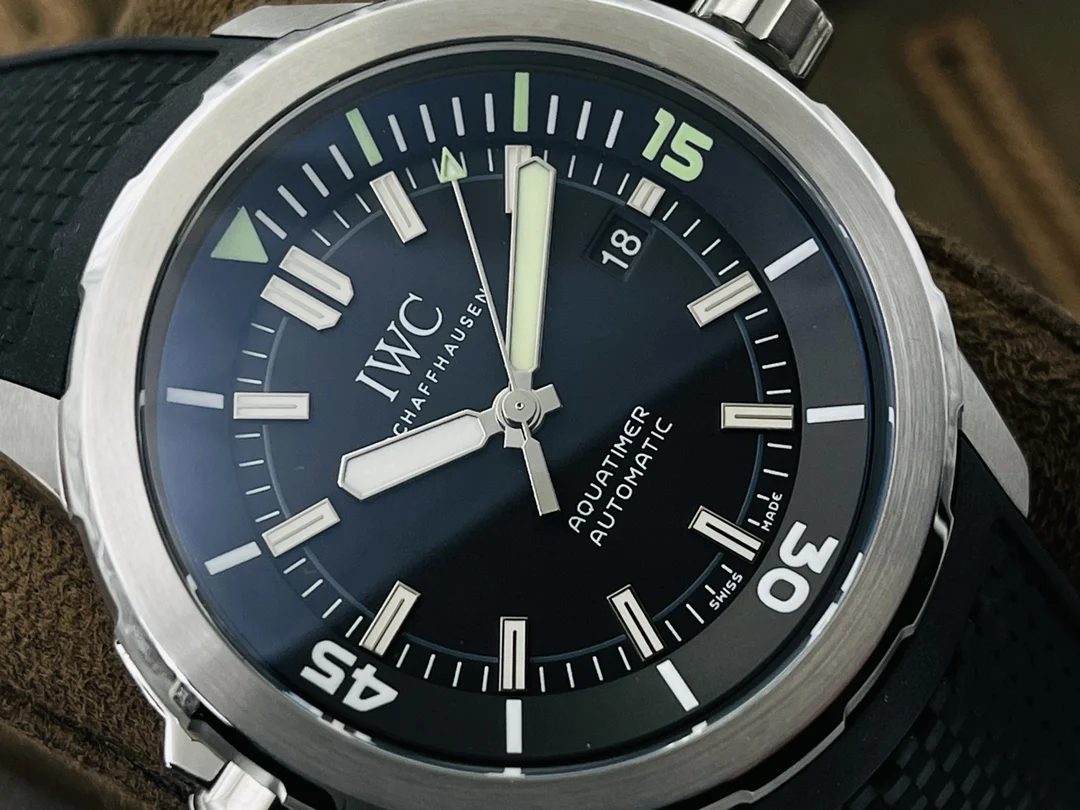 IWC Aquatimer 44mm — photographed off the sweep