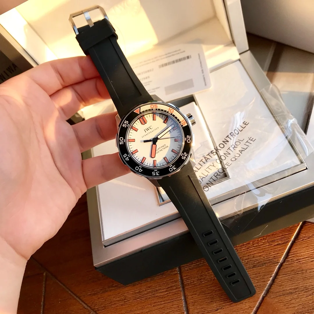 IWC Aquatimer Steel Black Dial 44mm