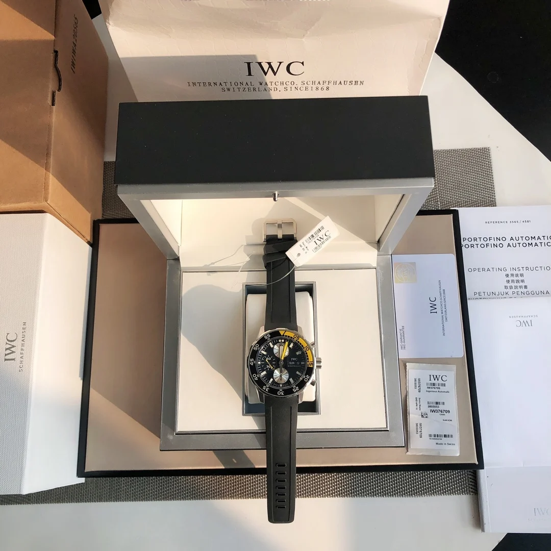 IWC Aquatimer Steel Black Dial 44mm