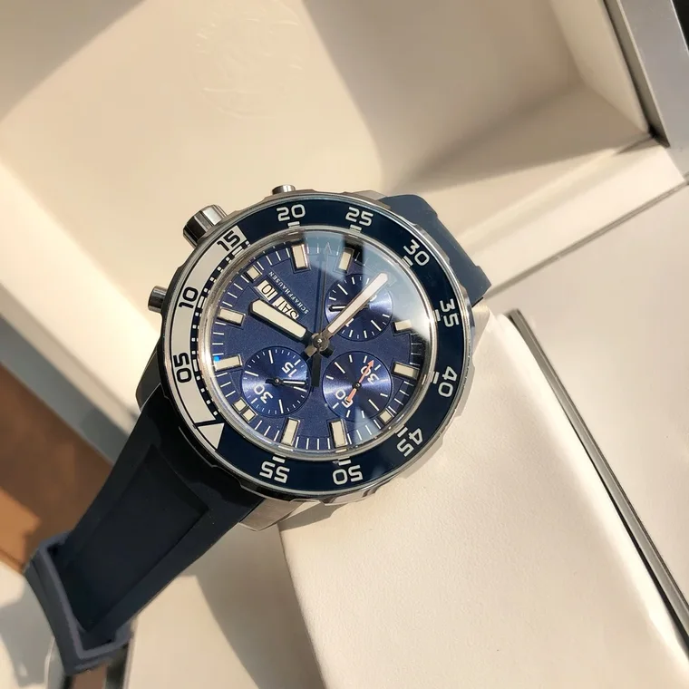 IWC Aquatimer Steel Black Dial 44mm