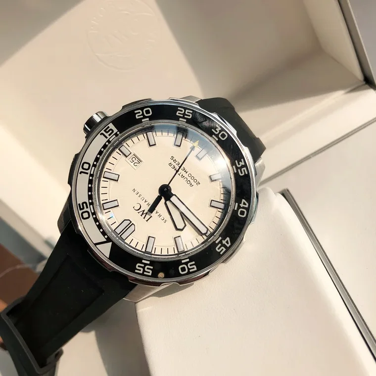 IWC Aquatimer Steel Black Dial 44mm