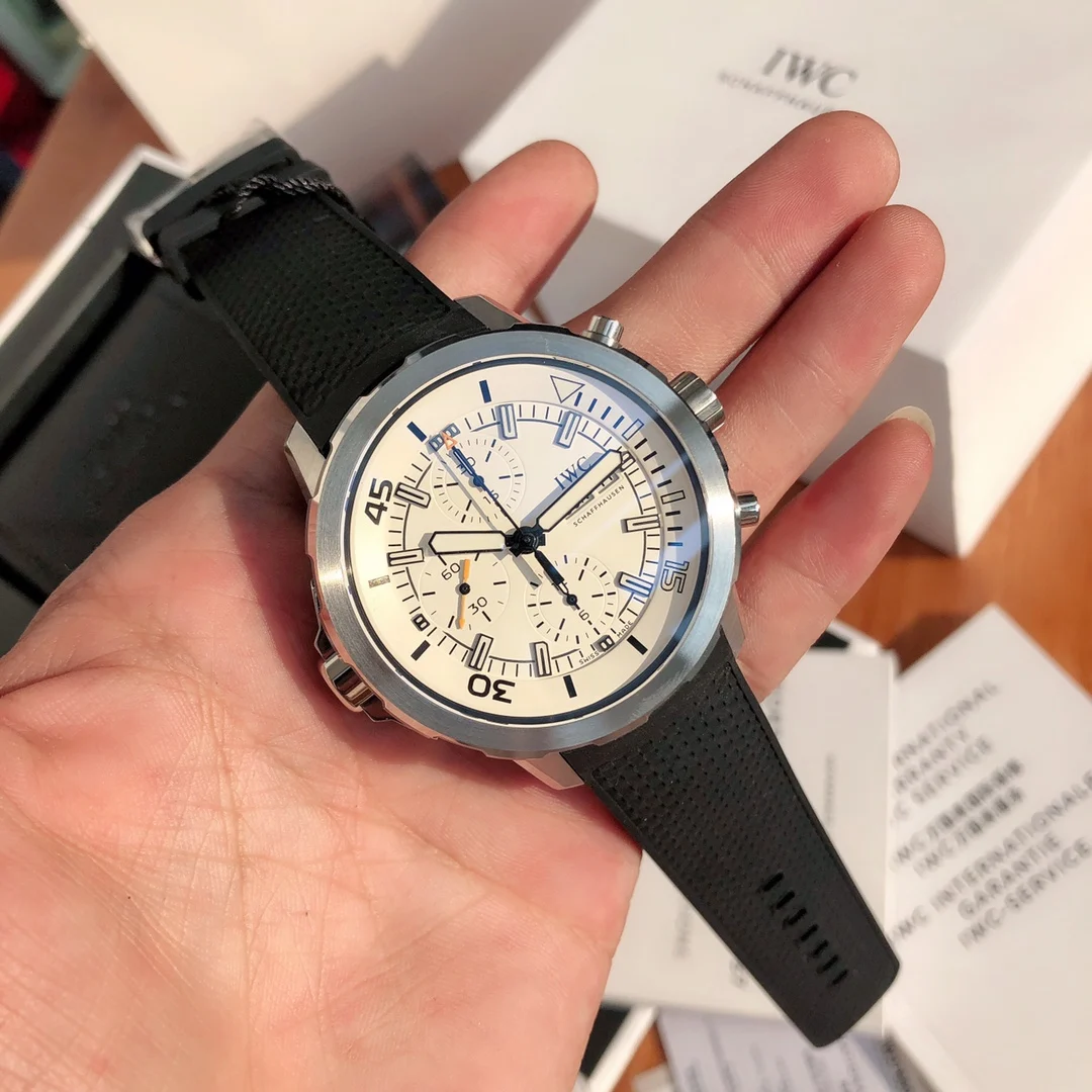 IWC Aquatimer Steel Black Dial IW376805