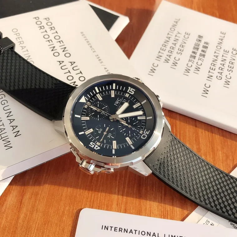 IWC Aquatimer Steel Black Dial IW376805