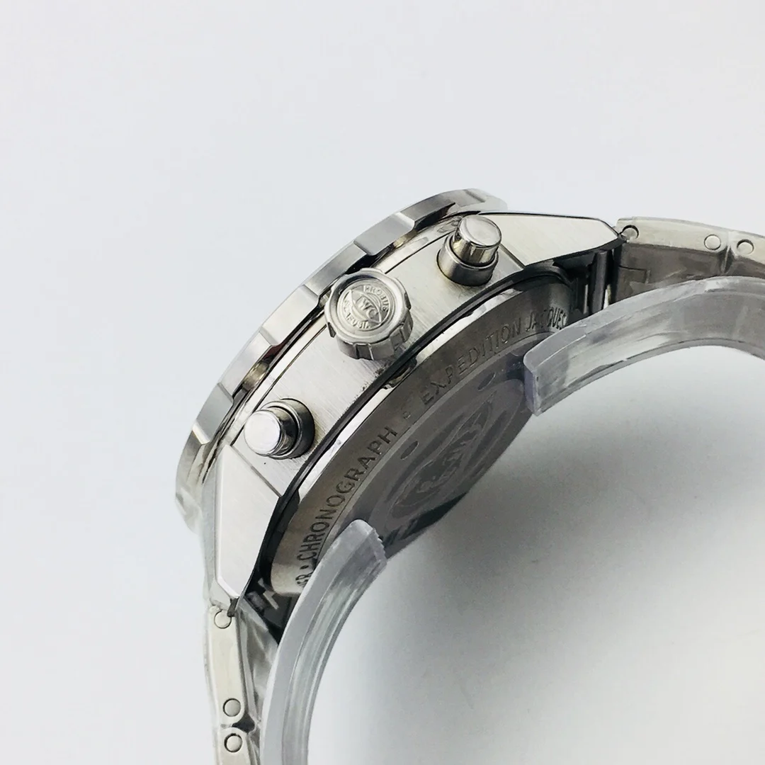 IWC Aquatimer Steel Blue Dial IW376805 — photographed off the sweep