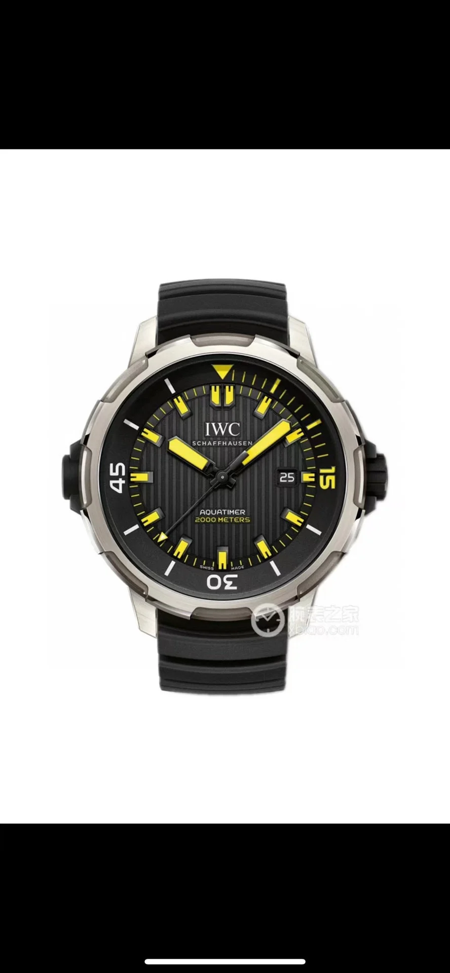 IWC Aquatimer Titanium Black Dial