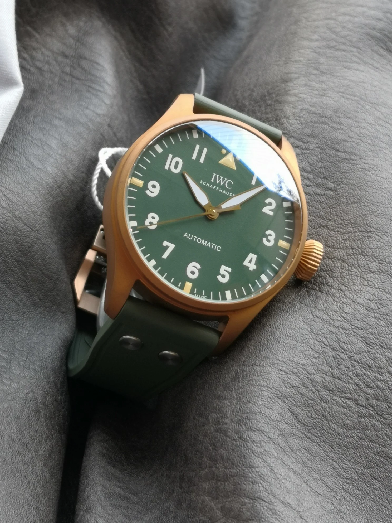 IWC Bronze Green Dial
