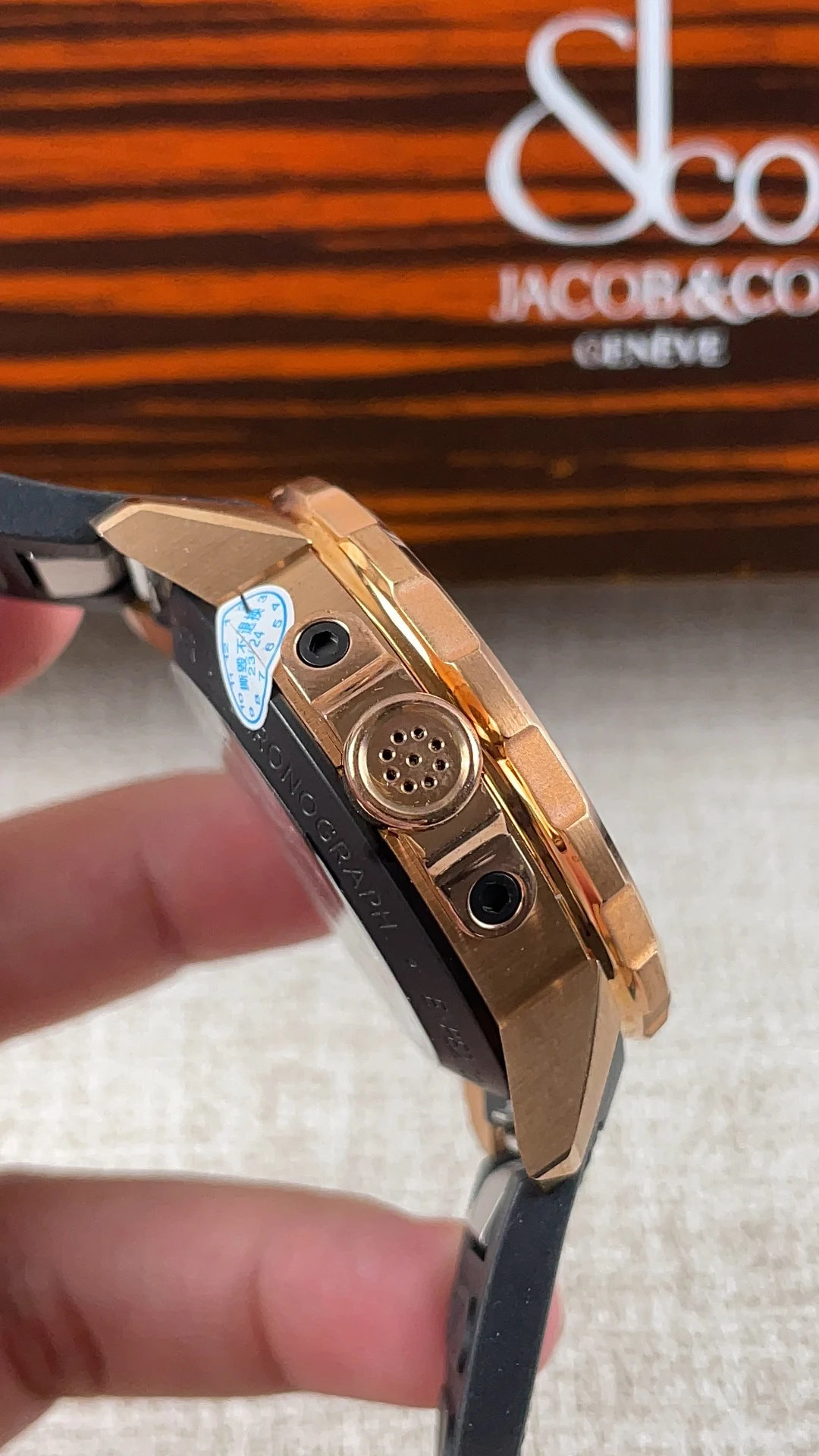 IWC Bronze — photographed off the sweep