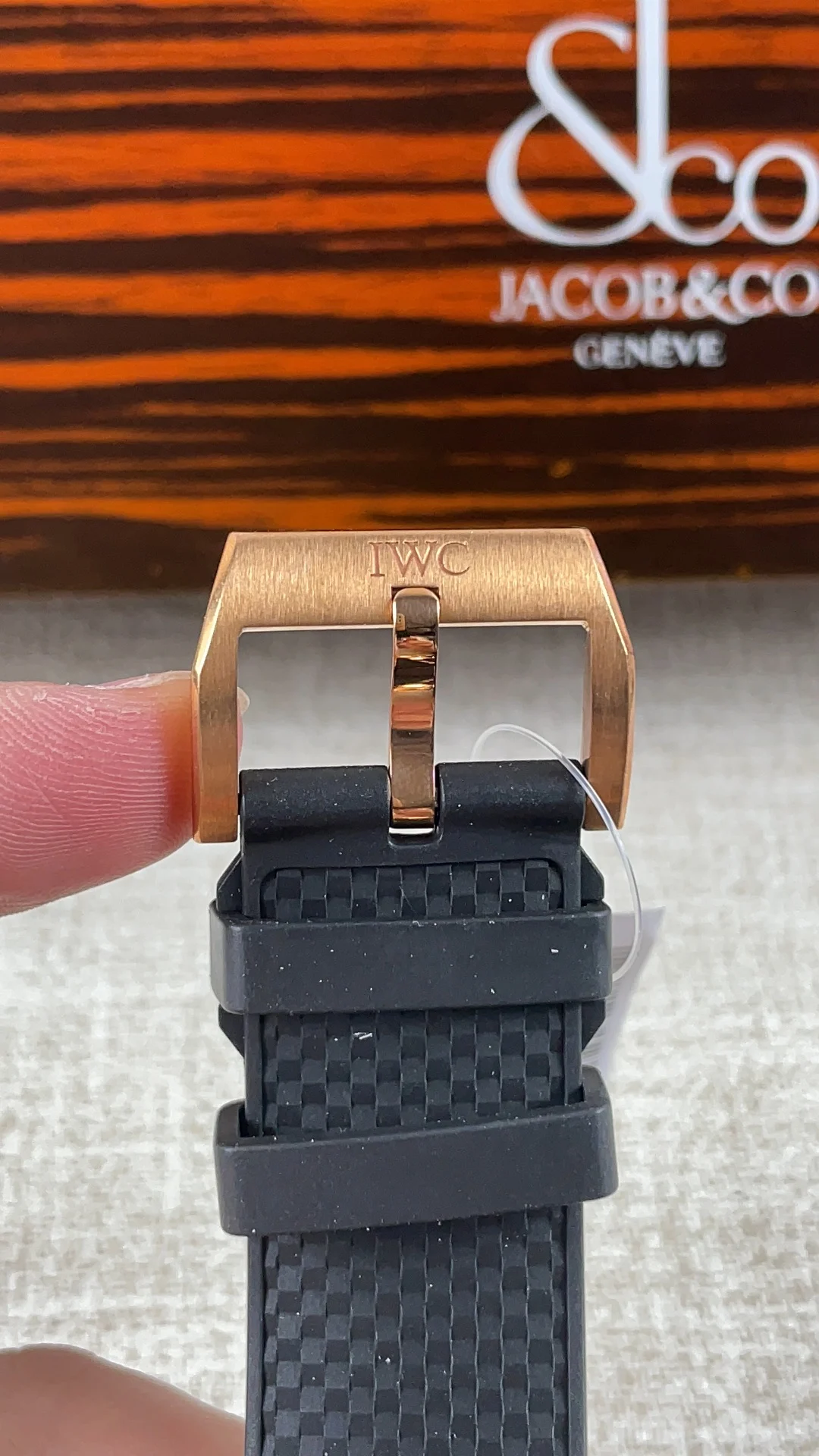 IWC Bronze — photographed off the sweep
