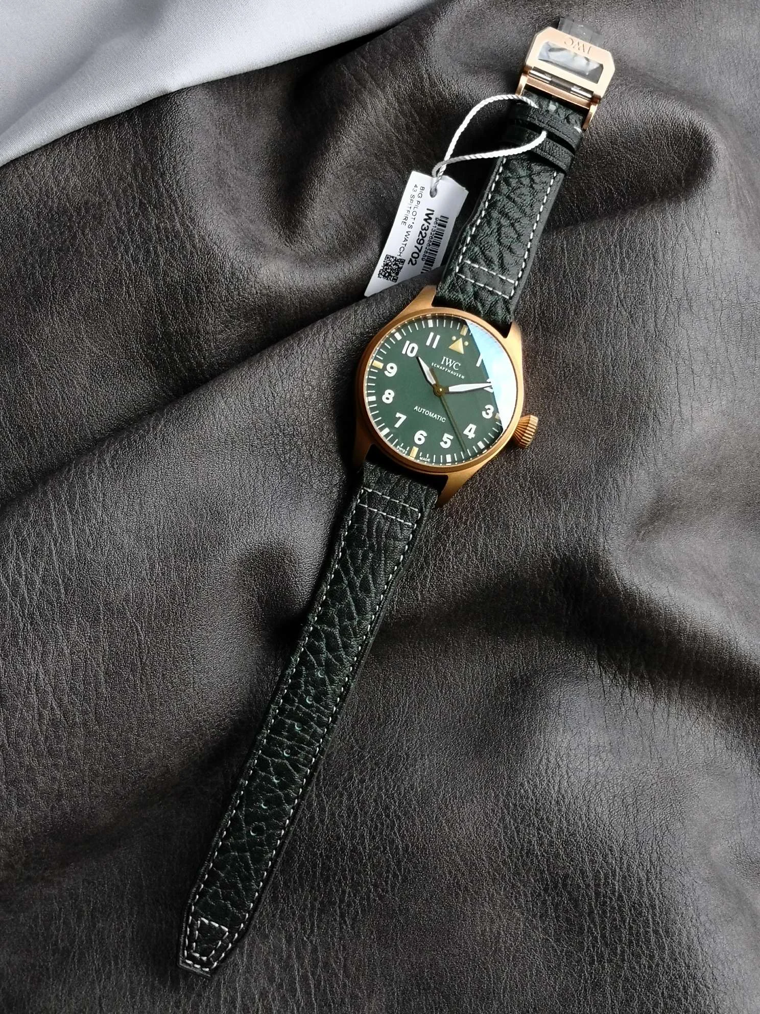 IWC Ice Blue — photographed off the sweep