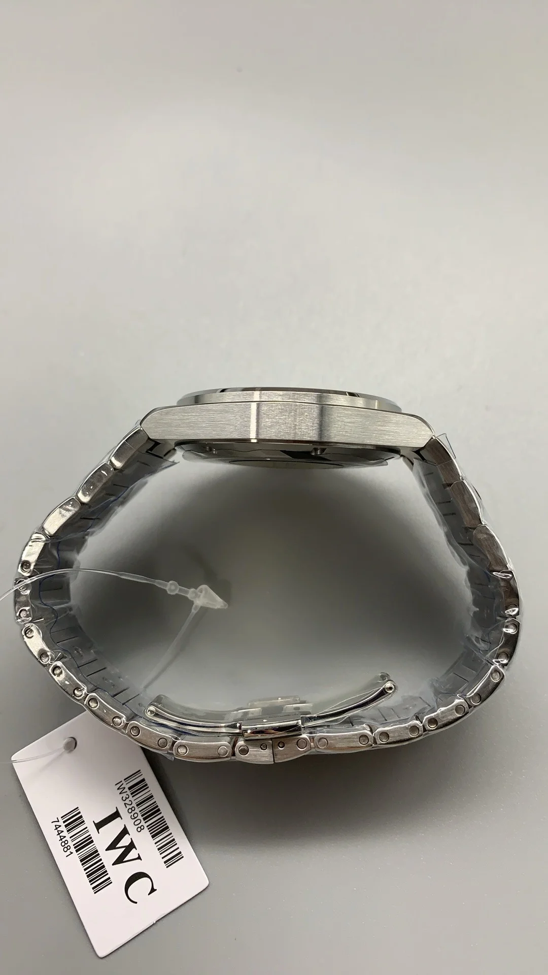 IWC Ingenieur Green Dial — photographed off the sweep