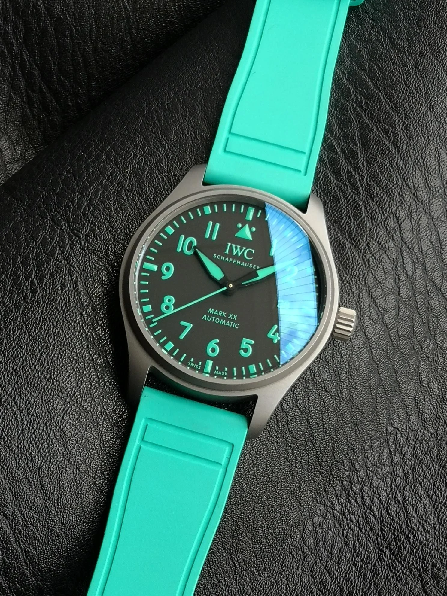 IWC IW328210 — photographed off the sweep