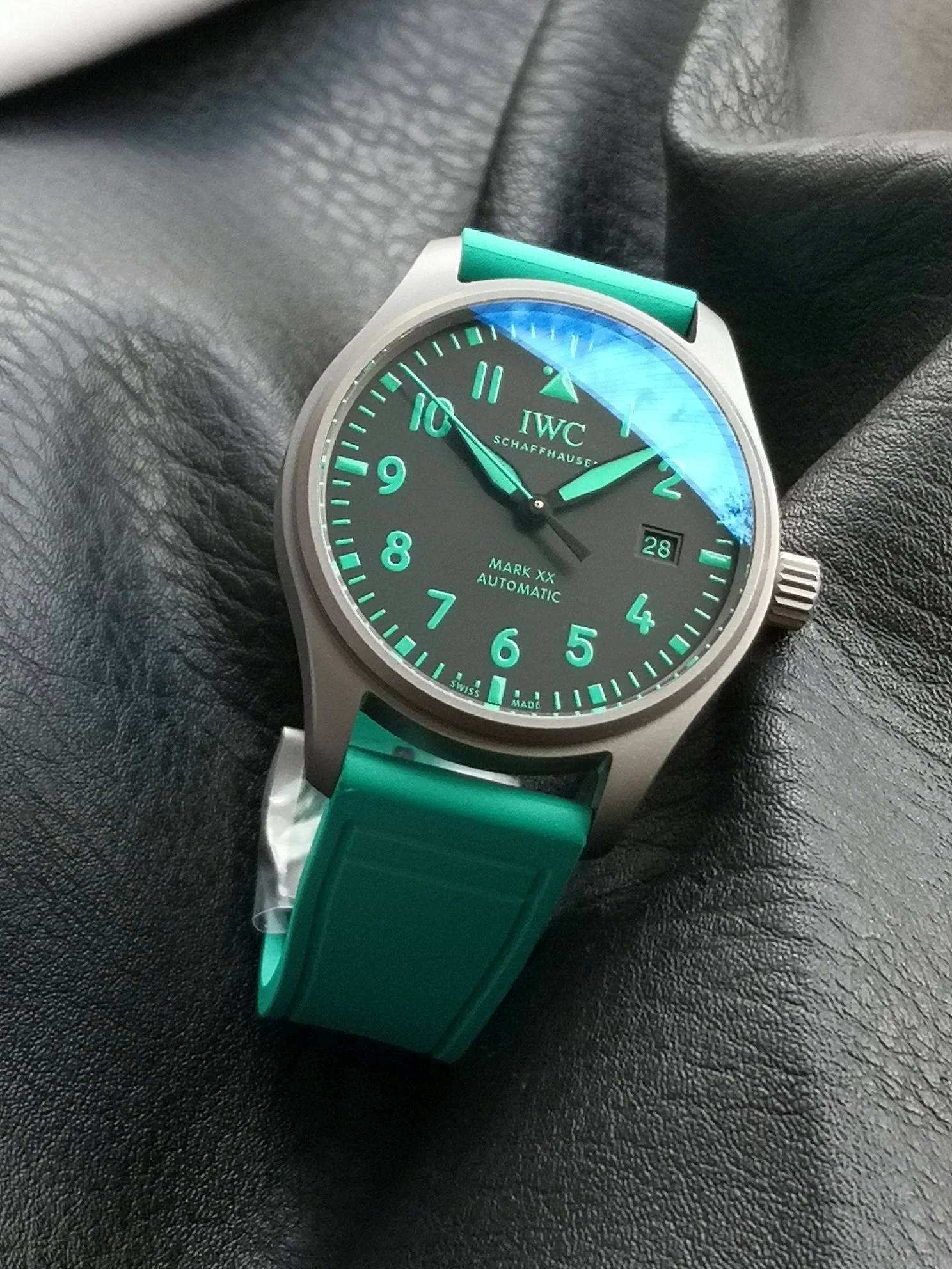 IWC IW328210 — photographed off the sweep