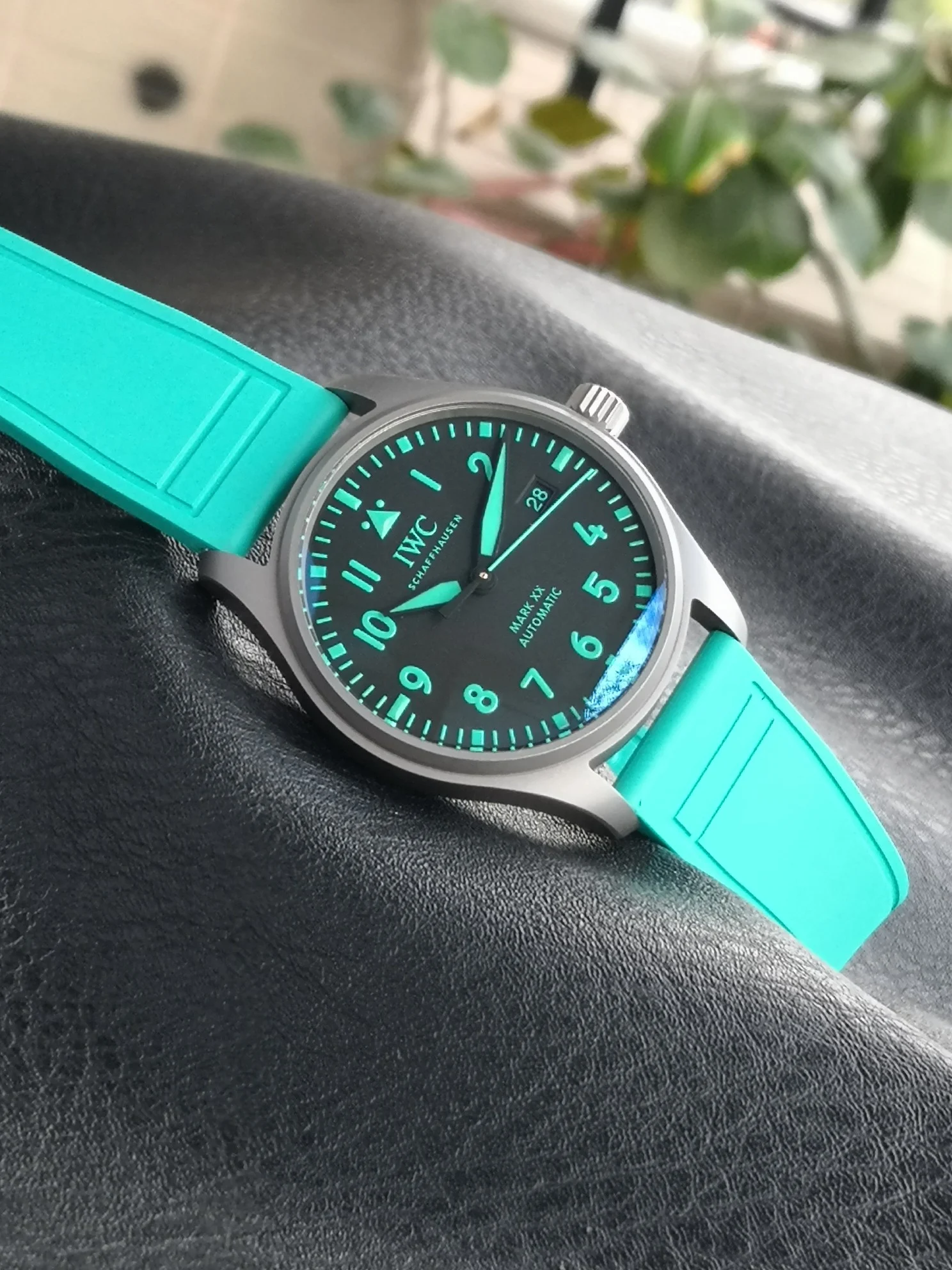IWC IW328210 — photographed off the sweep