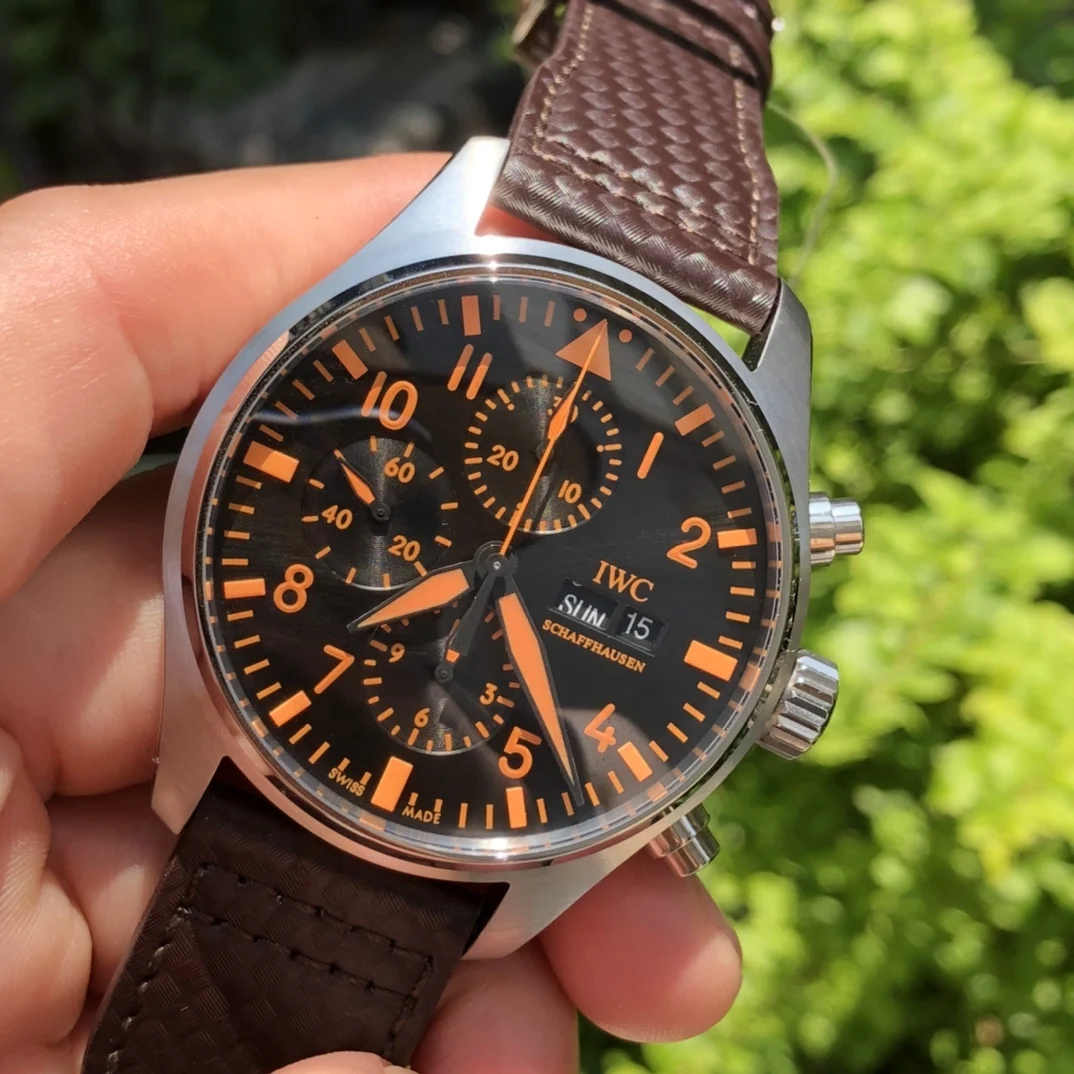 IWC IW377730 — photographed off the sweep
