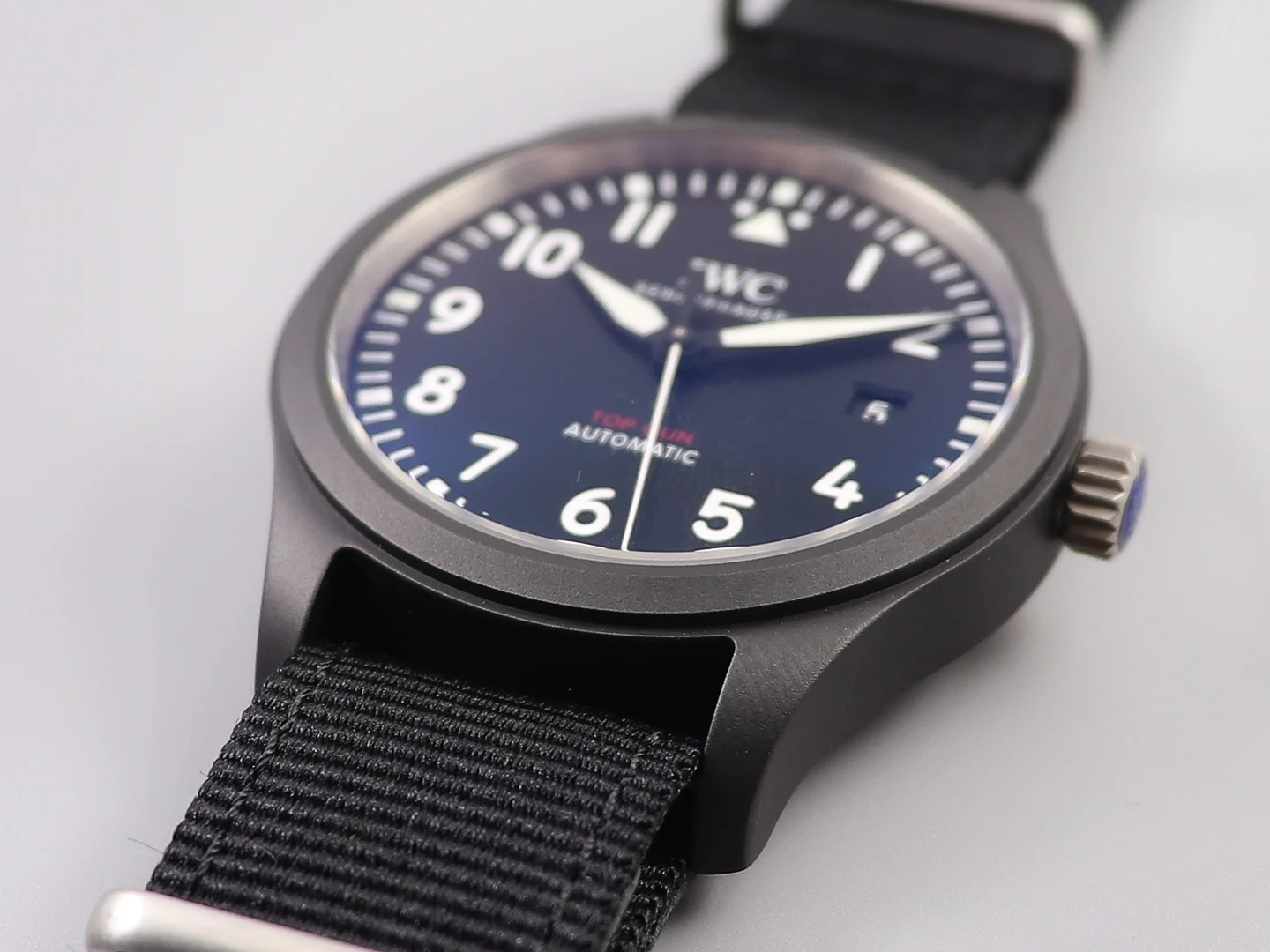 IWC New Release: TOP GUN Naval and Air Force Team — photographed off the sweep