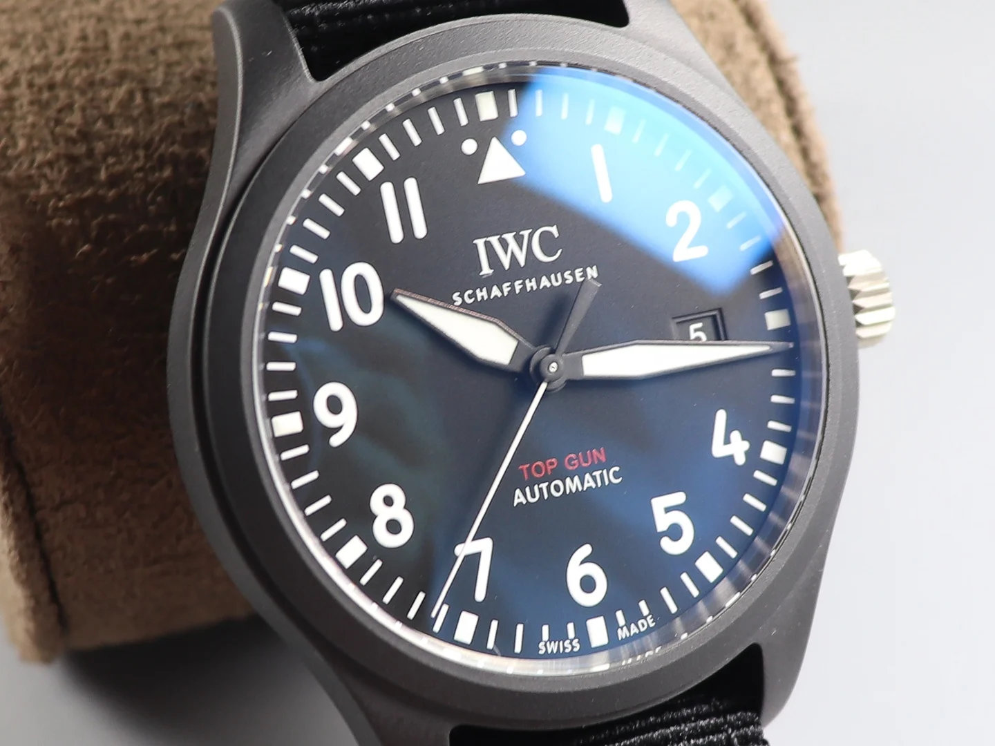 IWC New Release: TOP GUN Naval and Air Force Team — photographed off the sweep