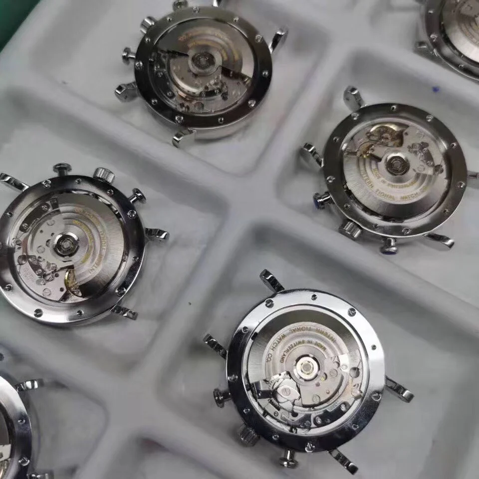 IWC Original Swiss Eta-7750 automatic mechanical movement — photographed off the sweep