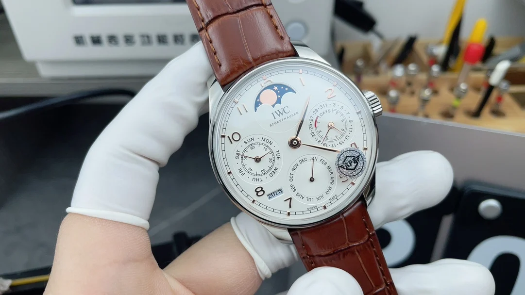 IWC Perpetual Calendar — photographed off the sweep