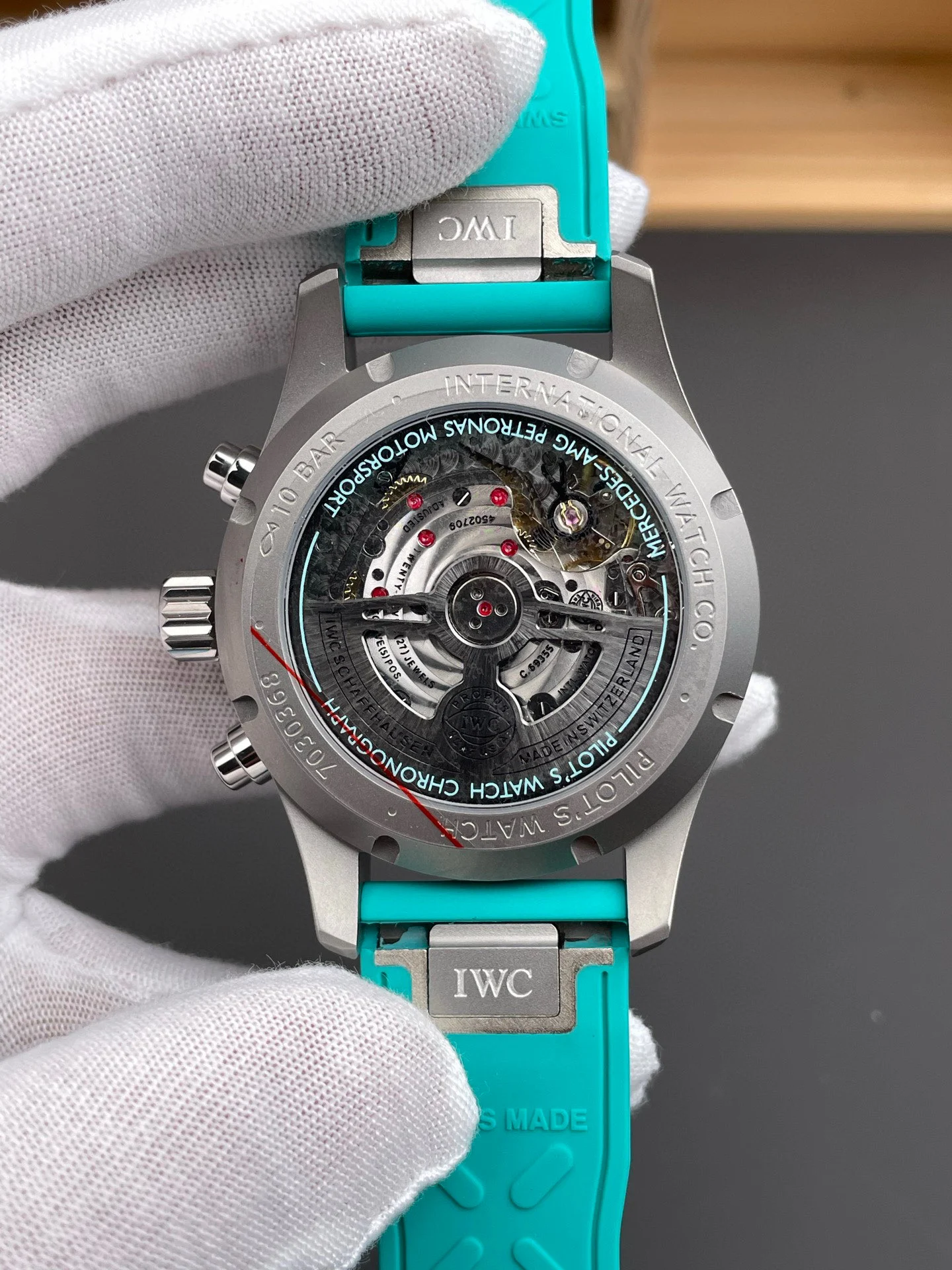 IWC Pilot — photographed off the sweep