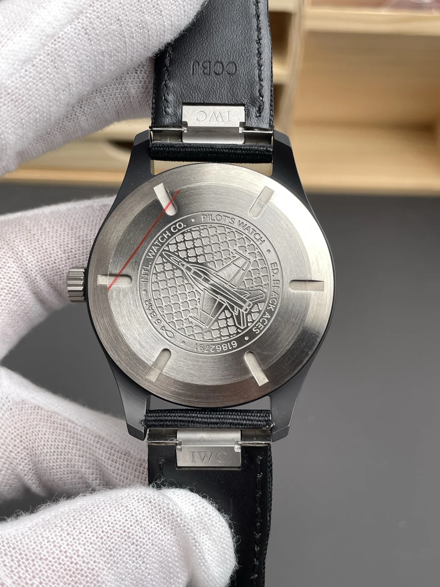 IWC Pilot 41mm — photographed off the sweep