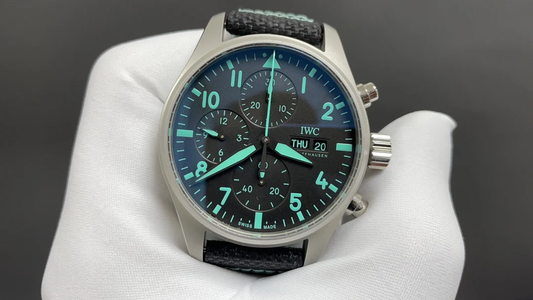 IWC Pilot 41mm — photographed off the sweep