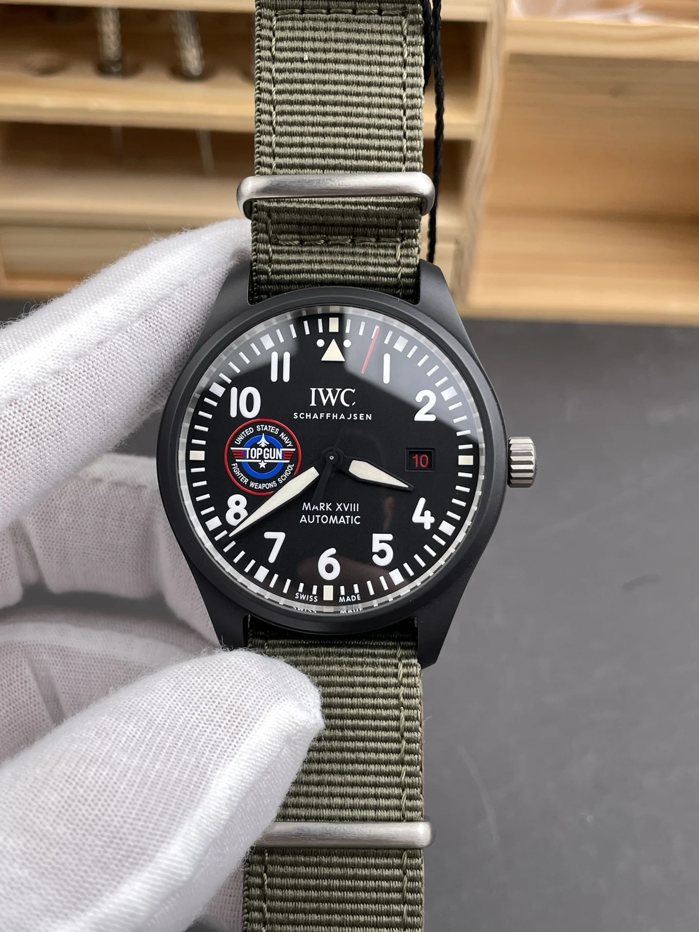 IWC Pilot 41mm — photographed off the sweep